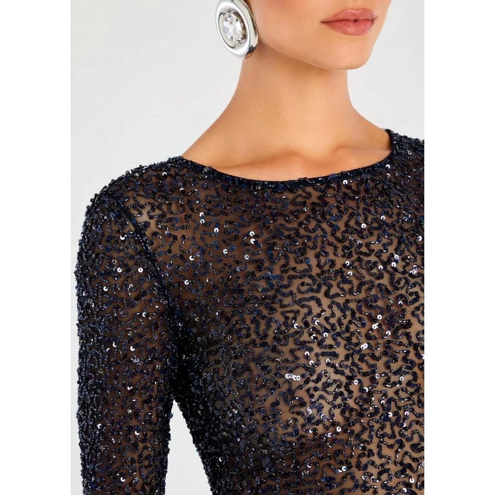NEW RETROFETE torrey sequin top in night sky - Picture 3 of 4